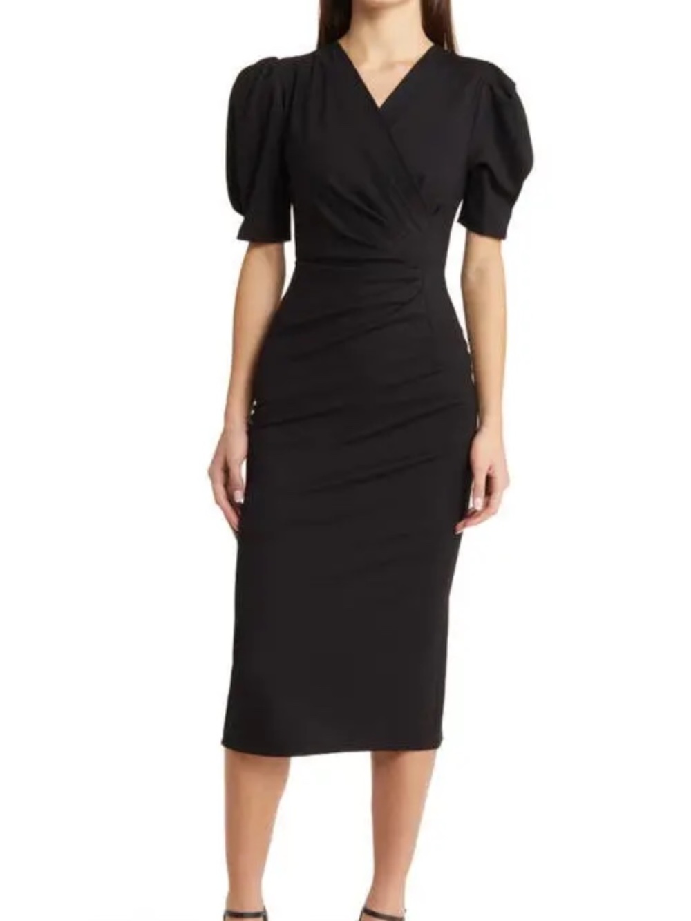 Nikki Lund Gina Short Sleeve Sheath Dress - size small - NWT
